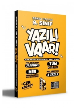 9.Sınıf Yazılı Vaar Tüm Dersler Benim Hocam