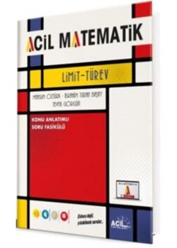 Acil Matematik Limit Türev Konu Anlatım Soru Fasikülü