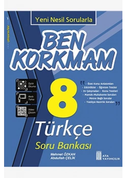 Ata Ben Korkmam 8.Sınıf Türkçe Soru Bankası