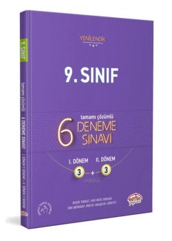 *Kampanya* Editör 9.Sınıf 6 Fasikül Deneme Sınavı