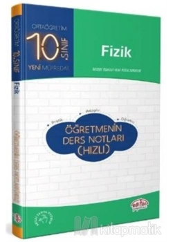 Editör 10.Sınıf Fizik Öğretmenin Ders Notları