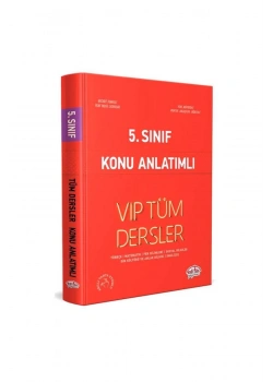 Editör 5.Sınıf Vip Tüm Dersler Konu Anlatımlı