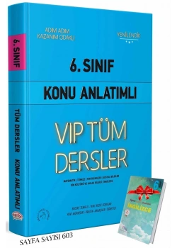 Editör 6.Sınıf Vip Tüm Dersler Konu Anlatımlı