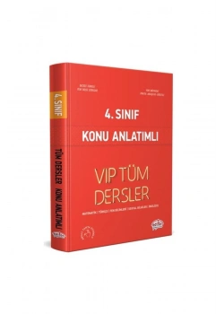 Editör 4.Sınıf Vip Tüm Dersler Konu Anlatımlı