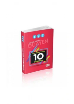 Editör Tyt Duayen Çözümlü 10 Deneme Sınavı