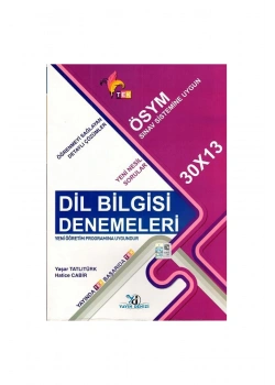 Ösym 30X13 Dilbilgisi Denemeleri Yayındenizi