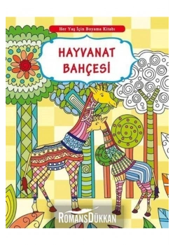 Her Yaş İçin Boyama Kitabı Hayvanat Bahçesi