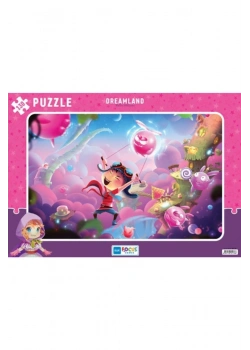 Blue Focus 130  Parça Puzzle Dreamland Masal Dünyası Mavi Lale