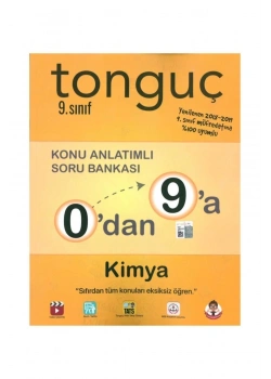 0 Dan 9 A Kimya Konu Anlatım Soru Bankası   Tonguç