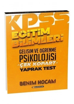 Kpss Eğitim Bilimleri Gelişim Öğrenme Psikolojisi Yaprak Test Benim Hocam
