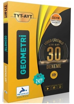 Paraf Tyt Ayt Geometri 30 Video Çözümlü Deneme