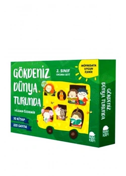 Gökdeniz Dünya Turunda 1 2.Sınıflar İçin 10 Kitap Mavi Kirpi