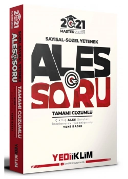2021 Ales Sayısal Sözel Çözümlü Soru Bankası Yediiklim