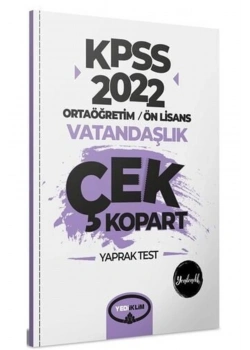 2022 Kpss Ortaöğretim Önlisans Vatandaşlık Yaprak Test  Yediiklim