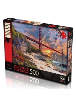 Ks Games Puzzle 500 Parça Sunset At Golden Gate