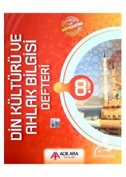 8. Sınıf Din Kültürü Defteri Çalışma Kitabı Açıkara