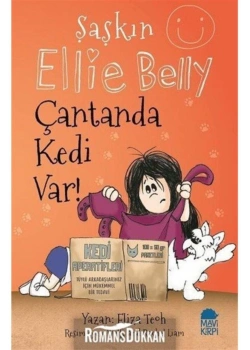 Şaşkın Ellie Belly Çantanda Kedi Var Mavi Kirpi