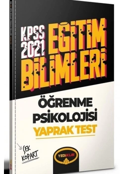 2021 Kpss Eğitim Bilimleri Popüler Öğrenme Psikolojisi Yaprak Test Yediiklim
