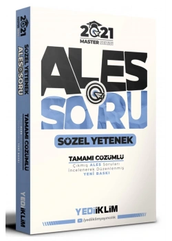 Ales 2021 Sözel Çözümlü Soru Bankası Yediiklim