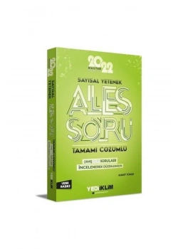 Ales 2022 Sayısal Çözümlü Soru Bankası  Yediiklim