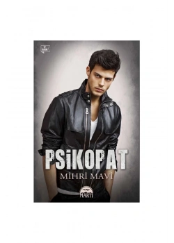 Psikopat 1  Karton Kapak  Mihri Mavi  Martı  Yayınları
