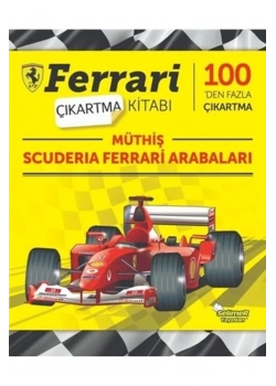 Ferrari 100 Çıkartma Kitabı Müthiş Scuderıa Ferrari Arabaları Selimer