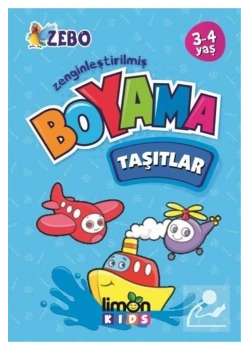 Zebo Boyama Taşıtlar Limon Kids