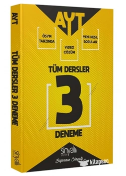 Sinyal Ayt Tüm Dersler 3 Deneme