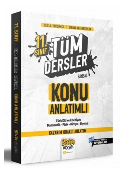 11.Sınıf Tüm Dersler Sayısal Konu Anlatımlı  Benim Hocam