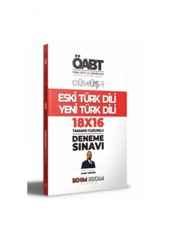 Öabt Eski Türk Dili Yeni Türk Dili 18X16 Çözümlü Deneme Benim Hocam