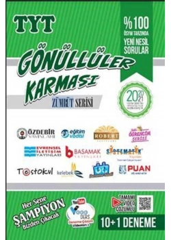 Tyt Gönüllüler Karması 10+1 Deneme  Zümrüt Serisi