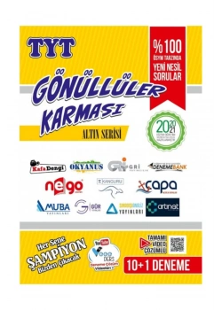 Tyt Gönüllüler Karması 10+1 Deneme Altın Serisi