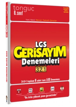Tonguç 8.Sınıf Lgs Geri Sayım Denemeleri