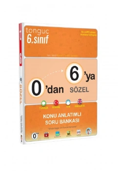 Tonguç 6.Sınıf 0 Dan 6 Ya Sözel Konu Anlatımlı Soru Bankası