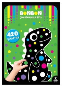 Bonbon  420 Çıkartmalarla Boyama  Doğan Çocuk