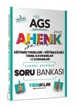 Meb Ags Eğitimin Temelleri Çözümlü Soru Bankası Ahenk Seri Yediiklim