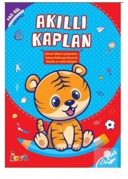 Akıllı Kaplan Yaz Sil Kalemli 2-4 Yaş Bıcırık