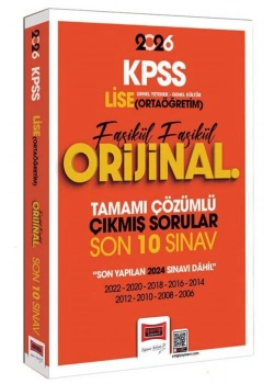 2026 Kpss Lise Ortaöğretim Son 10 Sınav Çıkmış Sorular Set