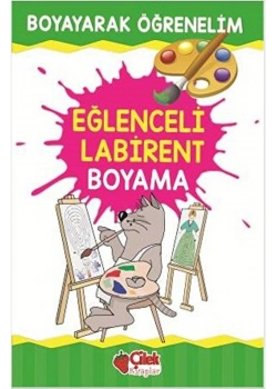 Eğlenceli Labirent Boyama Çilek