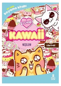 Sevimli Kawaii Neşelen En Tatlı Boyama Kitabı  Çıkartmalı  Doğan