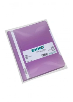 Exxo Pp Telli Dosya  A4  Mor 310Mmx230Mm    Tt155