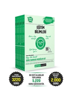 Pegem 2025 Kpss Eğitim Bilimleri Modüler Soru Bankası Seti 6 Lı