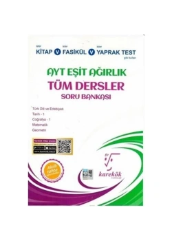 Ayt Eşit Ağırlık Tüm Dersler Soru Bankası   Karekök