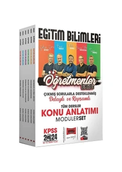 Yargı 2024 Kpss Eğitim Bilimleri Tüm Dersler Konu Anlayım Modüler Set 6 Lı