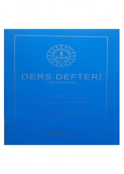 8 Ders Alttan Yoklamalı Kuşe Sert Kapak Ders Defteri Yeşil İea