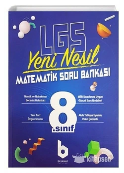 Basamak 8.Sınıf Lgs Matematik Yeni Nesil Soru Bankası
