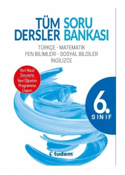 Tudem 6.Sınıf Tüm Dersler Soru Bankası