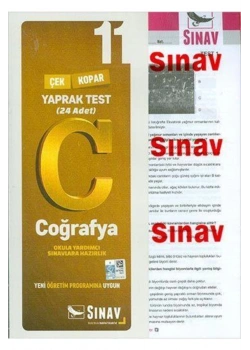 Sınav 11.Sınıf Coğrafya Yaprak Test