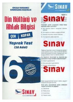 Sınav 6.Sınıf Din Kültürü Yaprak Test