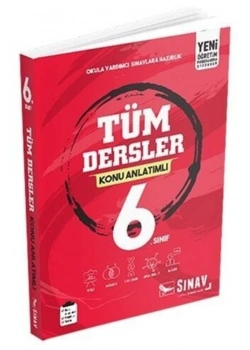 Sınav 6.Sınıf Tüm Dersler Konu Anlatımlı